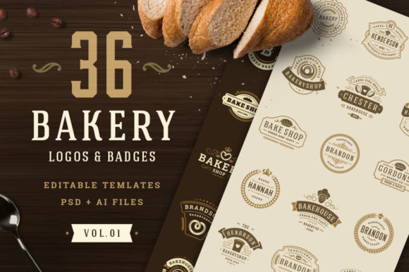 Download Bakery Logos and Badges - Bakery Collection