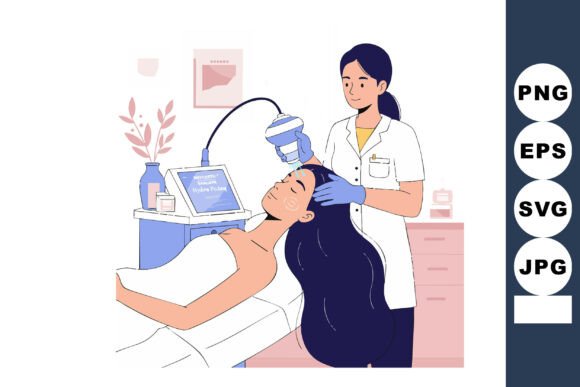 Download Woman Receiving Hydrafacial Skin Treatme - Facial Collection