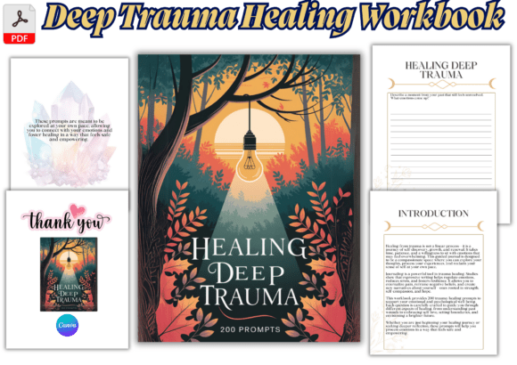 Download Healing Deep Trauma Workbook: 200 Prompt - Healing Collection