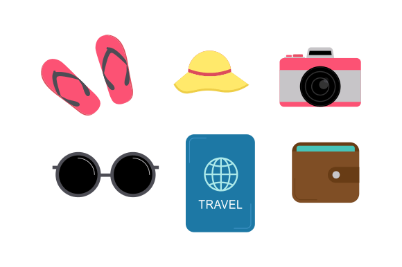 Download Travel Elements Logo Collection Vector - Logo collection Collection