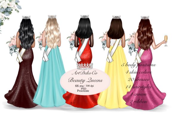 Download Clipart "Beauty Queens" - Beauty Collection
