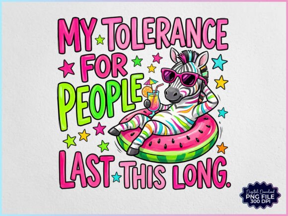 Download My Tolerance for People Last This Long - People Collection