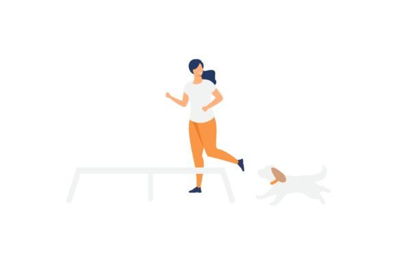 Download Happy People Training Dogs on Jumping Eq - People Collection
