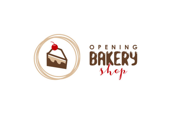 Download Bakery Logo Ideas Simple Cake Slice - Bakery Collection