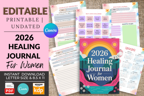 Download 2026 Healing Journal for Women - Premium Resources