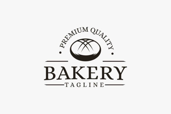 Download Vintage Retro Bakery Bread Logo - Bakery Collection