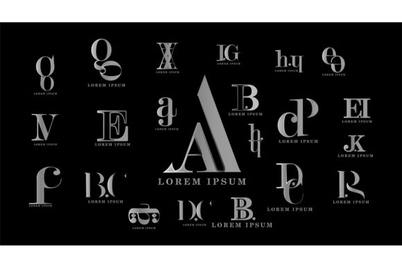 Download Alphabet Letter Merging Logo Collection. - Logo collection Collection