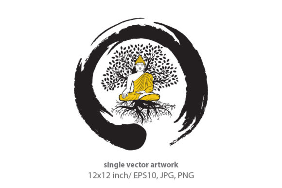 Download Buddhism and Meditation - Vector - Buddhism Collection